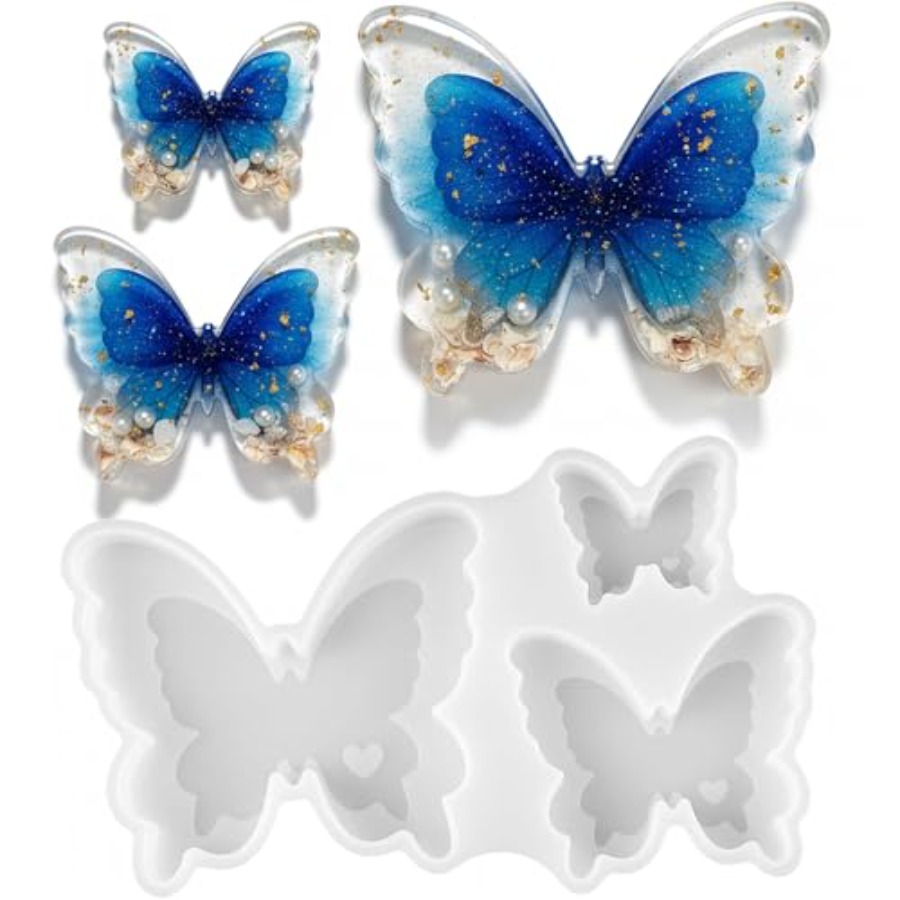 Flower Preservation Resin - Moldes de Resina de Mariposa Premium,