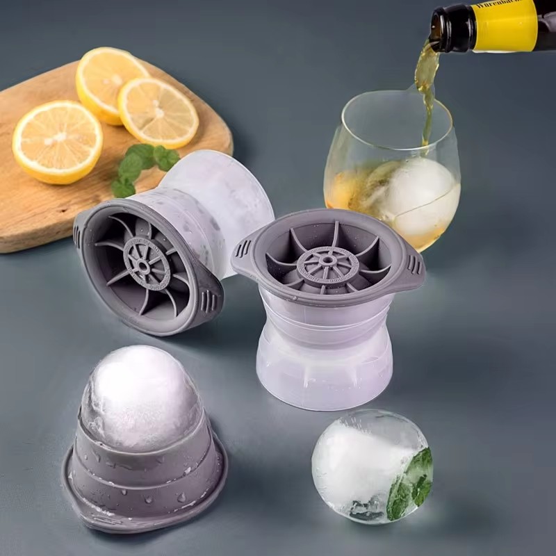 Silicone Mold Tray - Molde esférico de silicona para cubitos