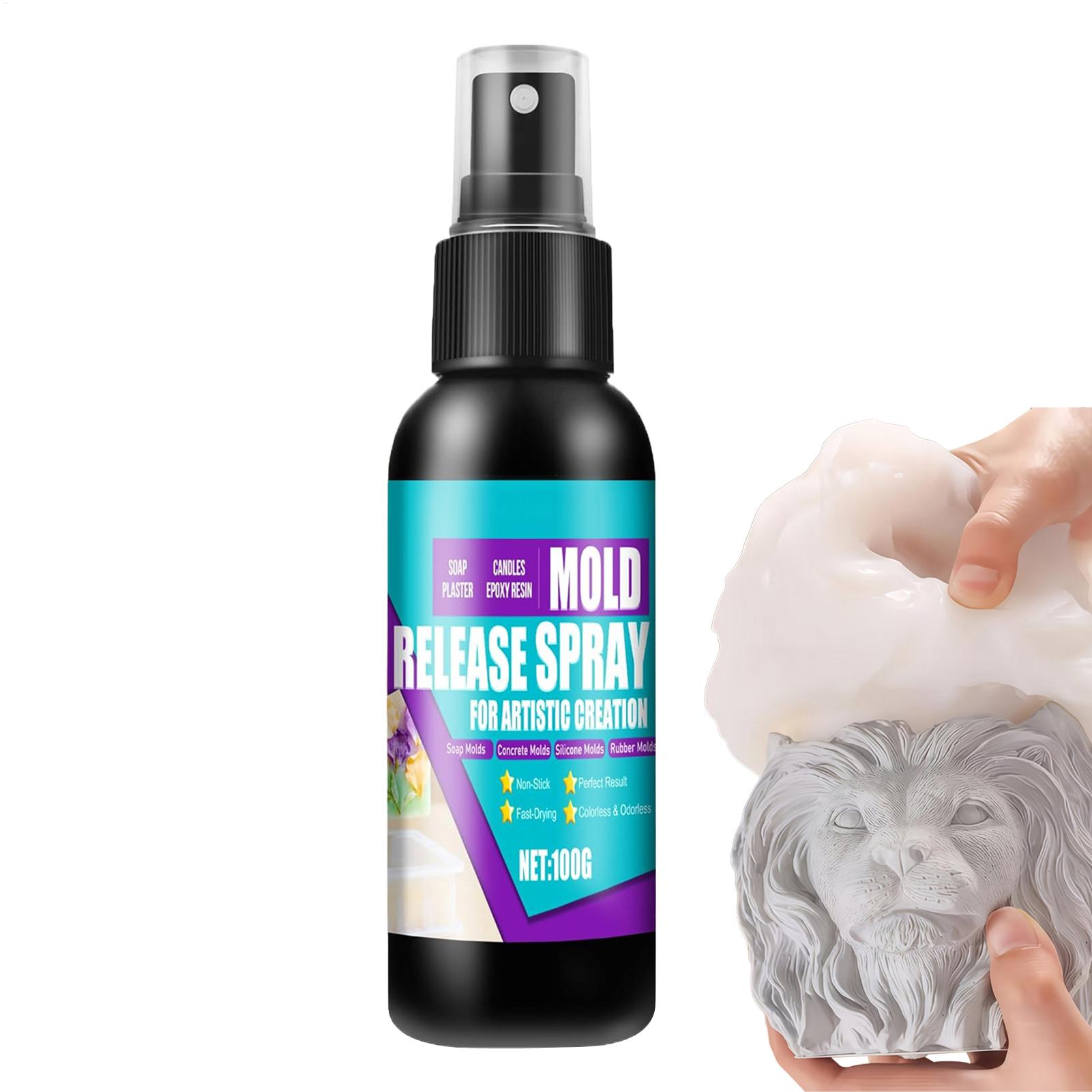 Resin Craft Supplies - Spray Desmoldante de 100g, Agente Antiadherente