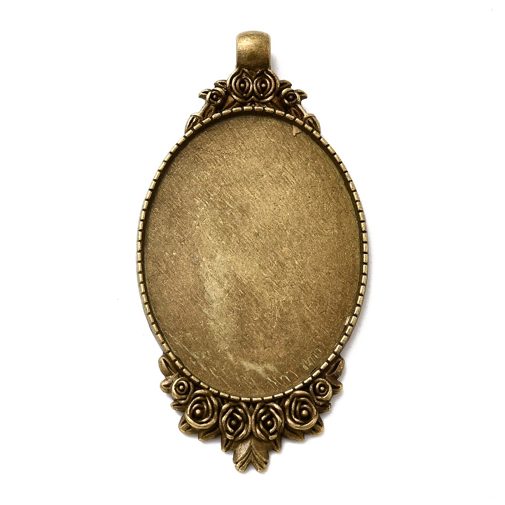 Bezels Set Pendant - 10 unidades de cabujones de aleación