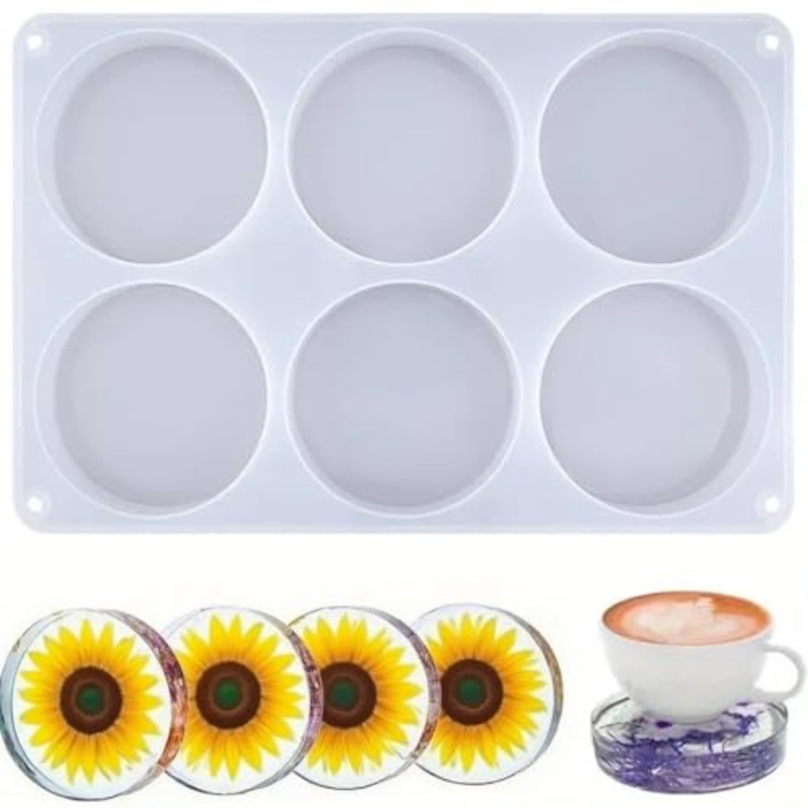 Flower Preservation Resin - Moldes de silicona redondos profundos de