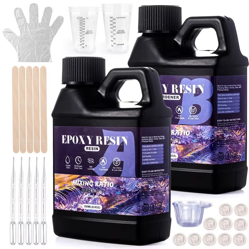 Epoxy Uv Resin Kit - Kit de resina Epoxy 1:1 Easy