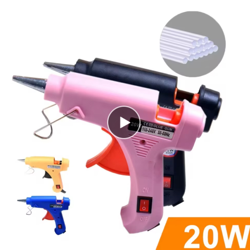Heat Gun Small - Pistola de pegamento con enchufe europeo