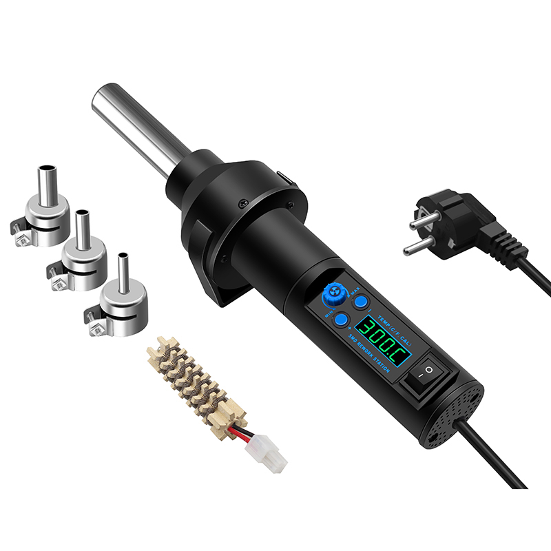 Heat Gun Small - Pistola de calor 8032D, pantalla Digital