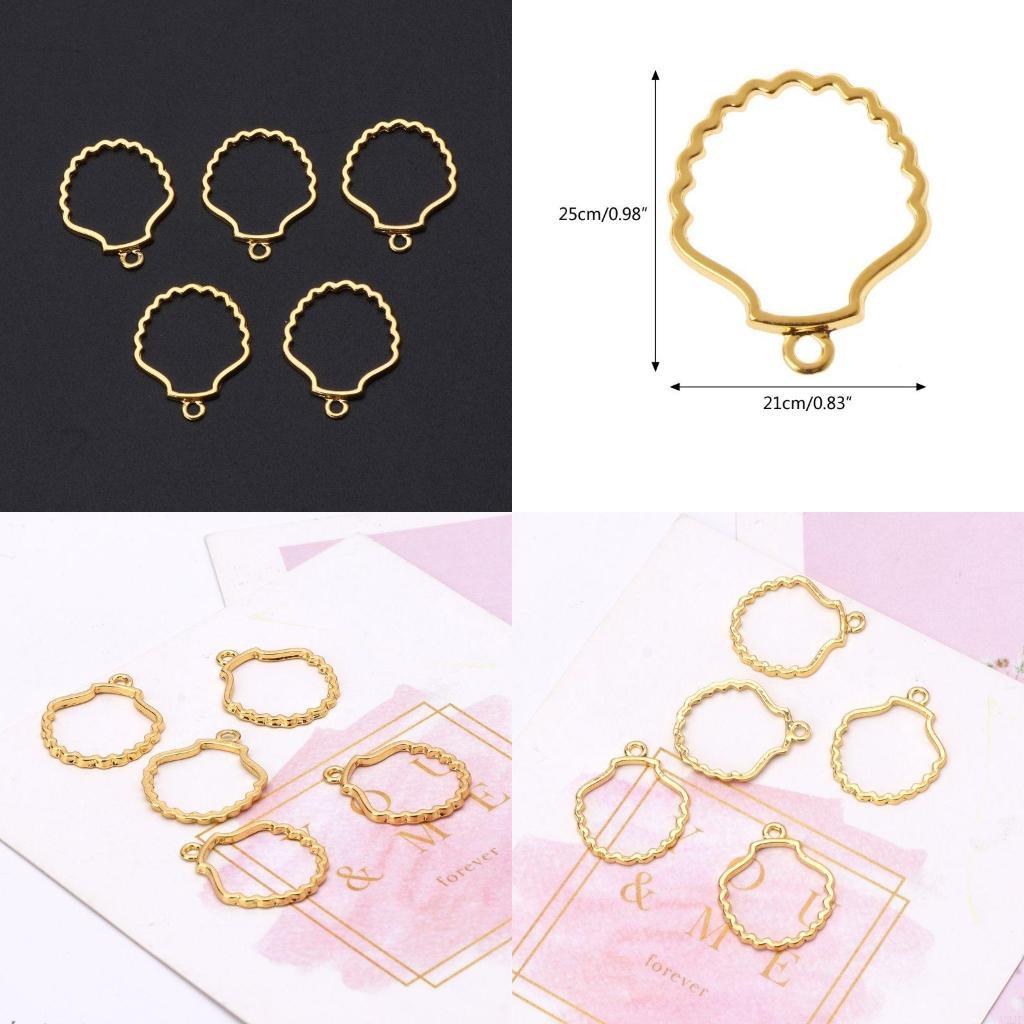 Bezels Set Pendant - 5 piezas para carcasa en blanco