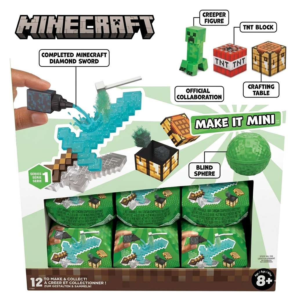 Resin Crafts Minecraft - Original MGA Miniverse Minecraft Make It