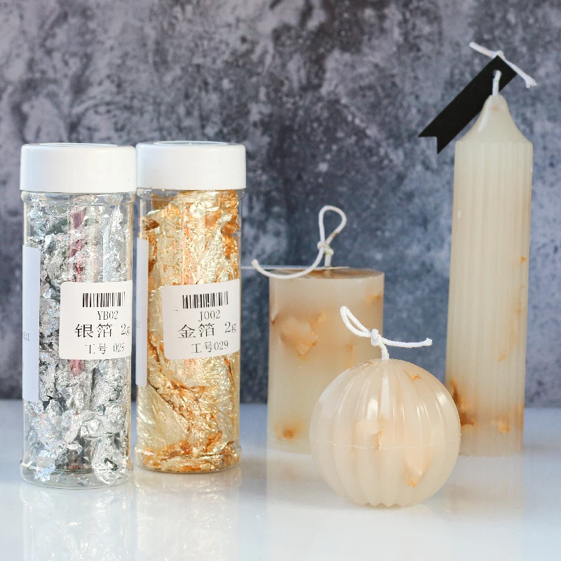 Gold Foil Flakes - Materiales creativos de fabricación de velas