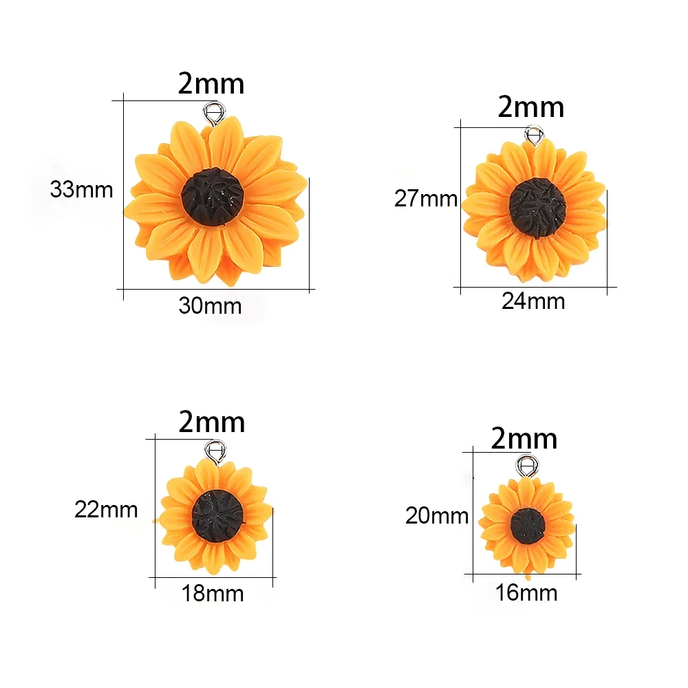 Flower Preservation Resin - 10 Uds. De dijes de girasol