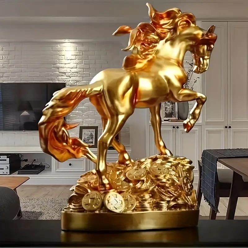 Resin Craft Ideas - 1 pieza: estatua de caballo, arte