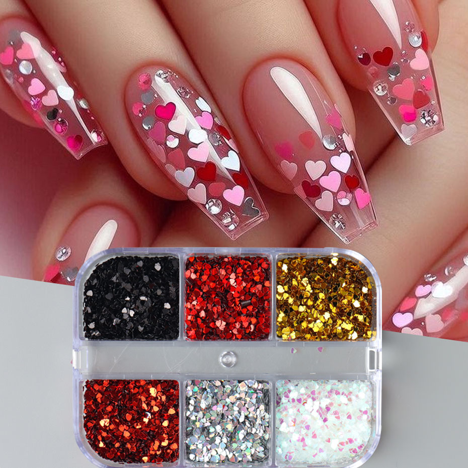 Gold Foil Flakes - Lentejuelas de Uñas con Forma de