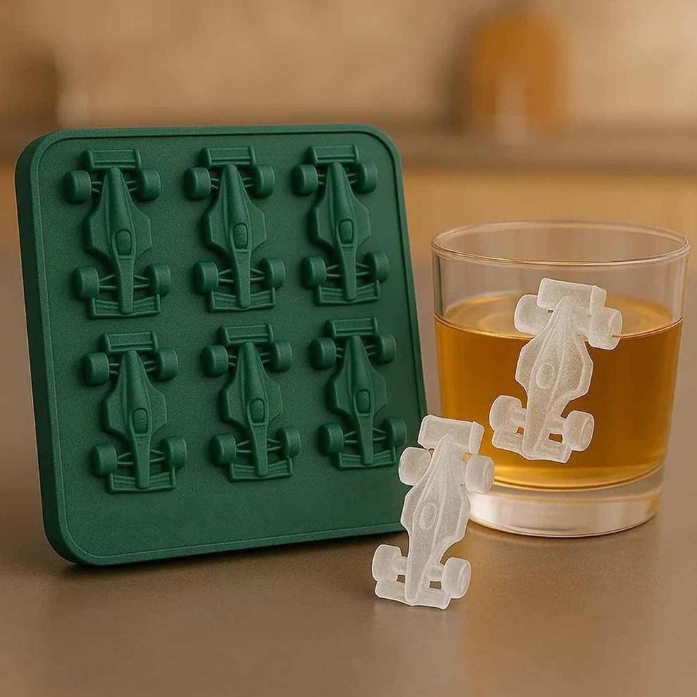 Molde de hielo F1 para coche d - Silicone Mold Tray reseña y precio