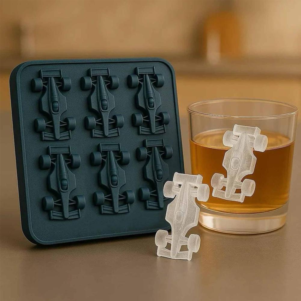 Molde de hielo F1 para coche d - Silicone Mold Tray reseña y precio
