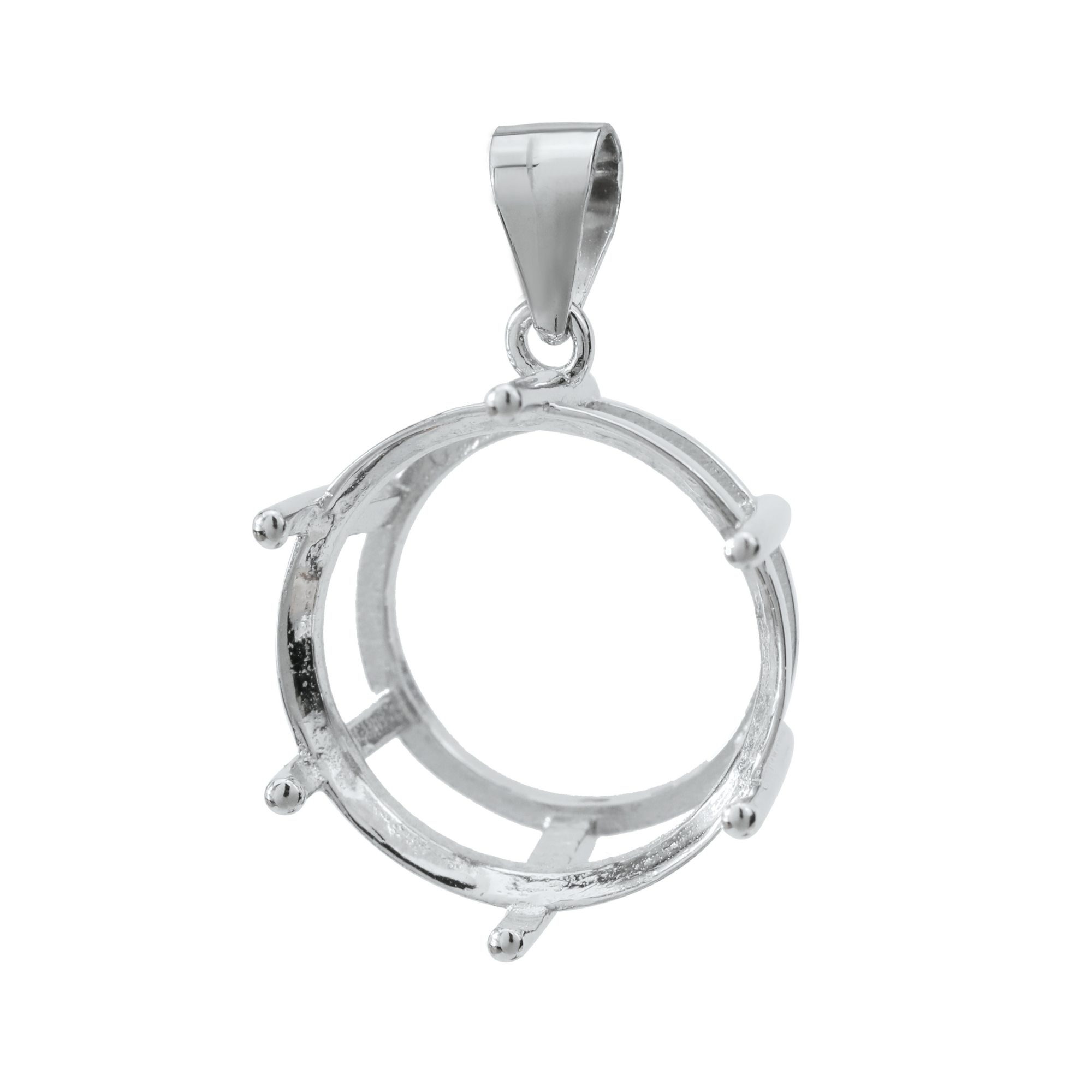 Colgante de plata de ley 925 c - Bezels Set Pendant reseña y precio