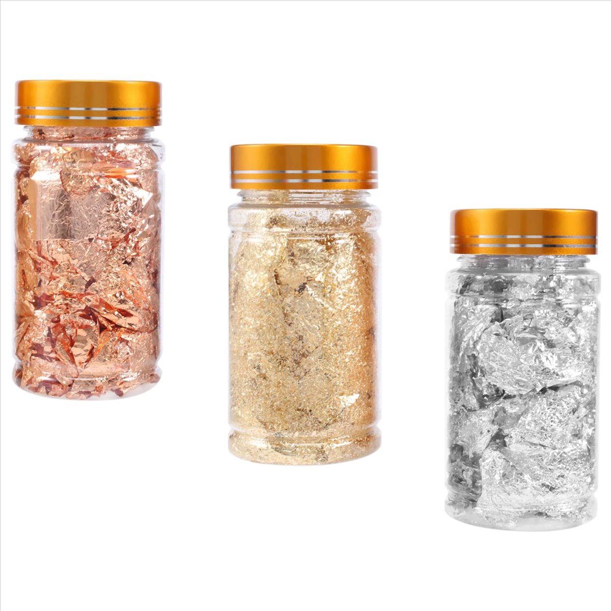 Exquisitos copos de lámina dor - Gold Foil Flakes reseña y precio