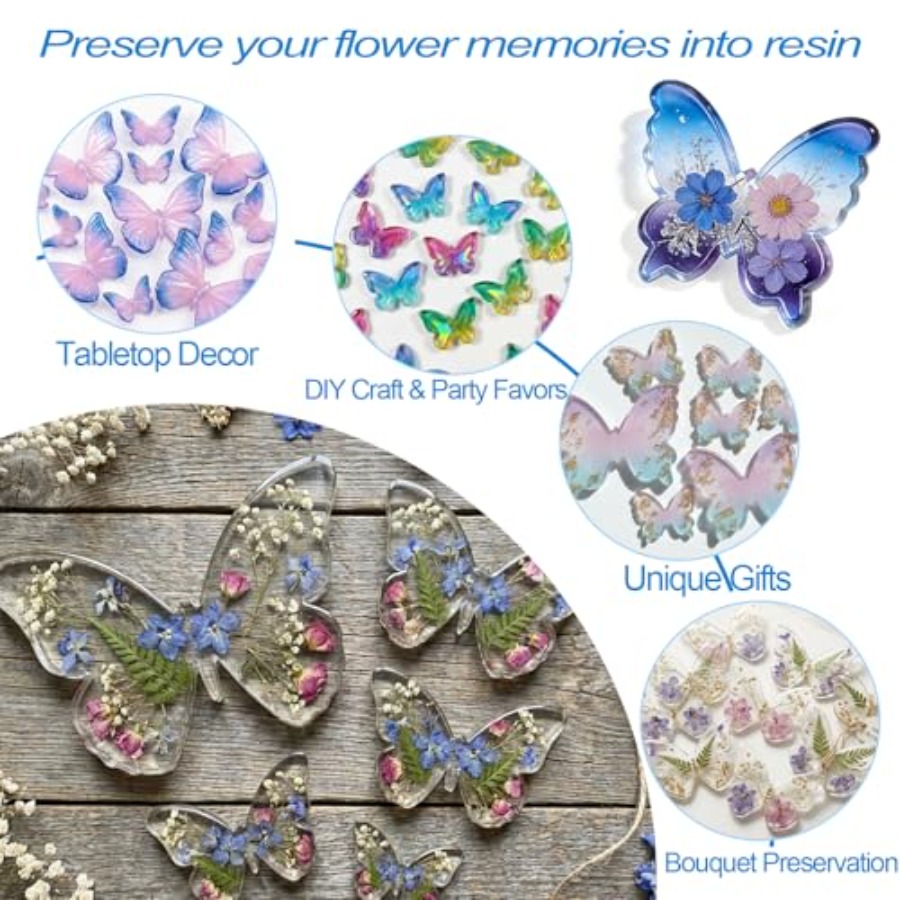 Moldes de Resina de Mariposa P - Flower Preservation Resin reseña y precio