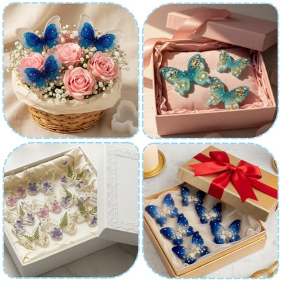 Moldes de Resina de Mariposa P - Flower Preservation Resin reseña y precio