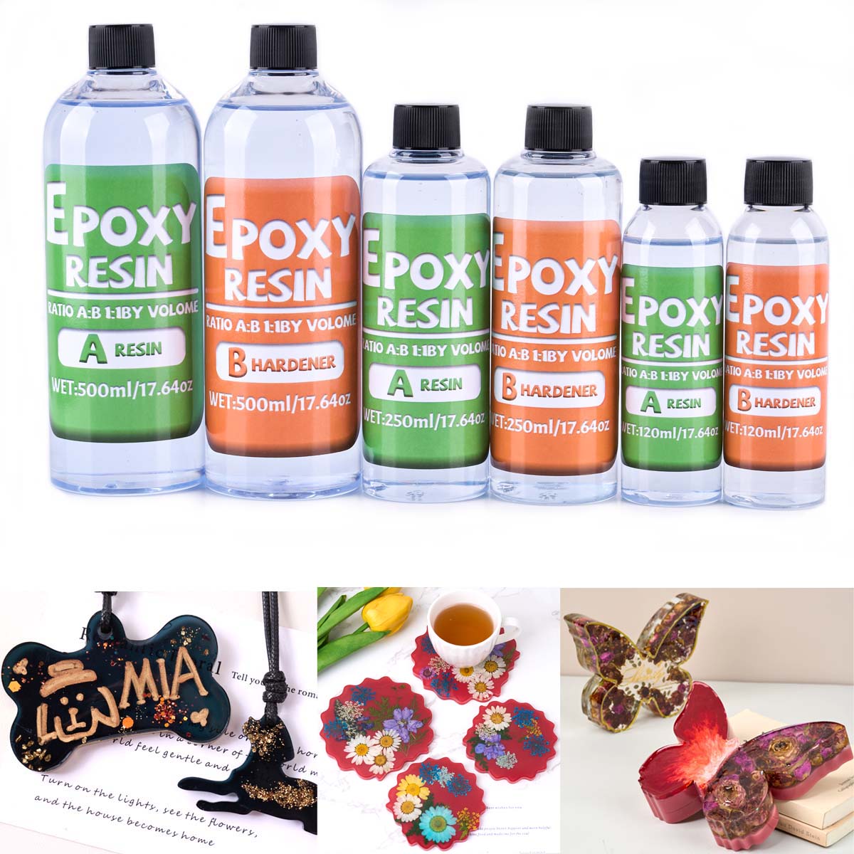 Kit de resina Epoxy con relaci - Resin Jewelry Kit reseña y precio