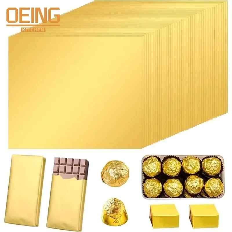 100 Uds. De envoltorios grande - Gold Foil Flakes reseña y precio