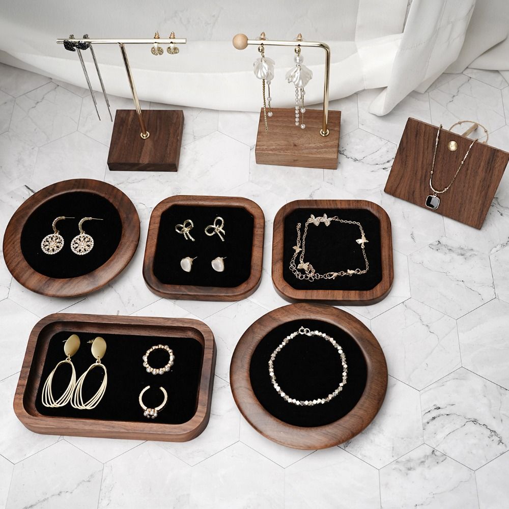 Bandeja de anillos de madera d - Wood Ring Blank reseña y precio