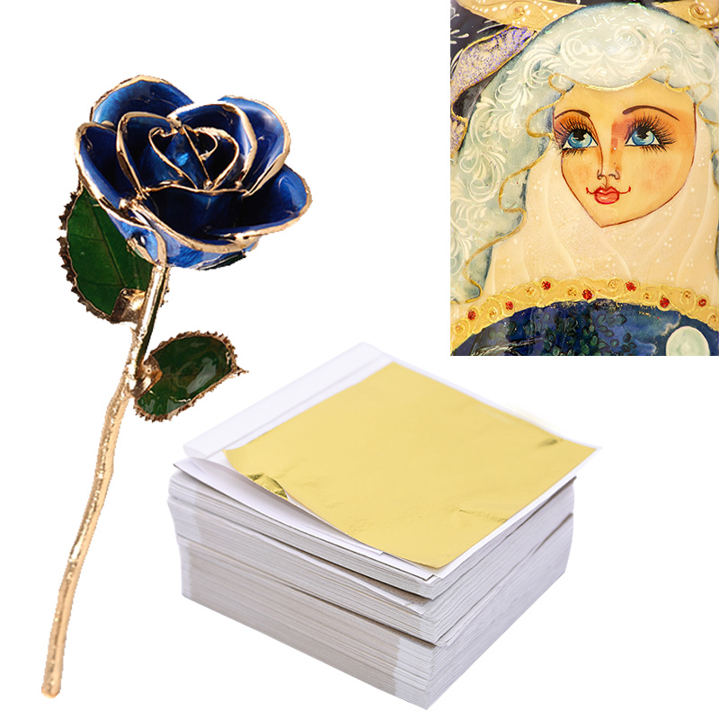 100 piezas de imitación de pap - Gold Foil Flakes reseña y precio
