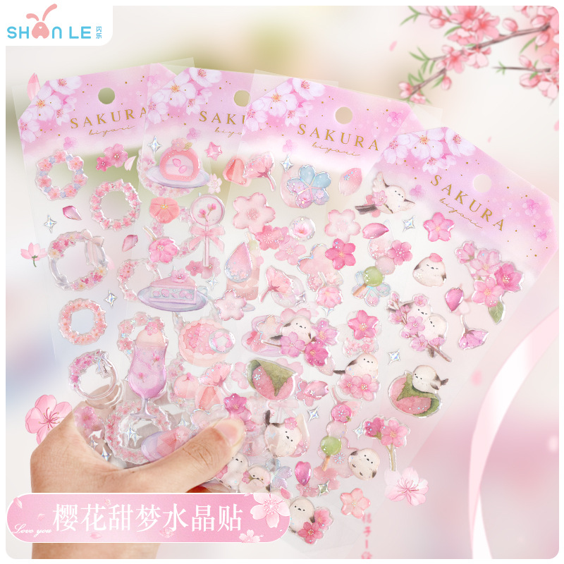 Pegatinas 3D de cristal Sakura - Resin Craft Material reseña y precio
