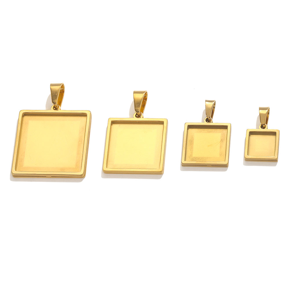 Bandeja Base de cabujón colgan - Bezels Set Pendant reseña y precio