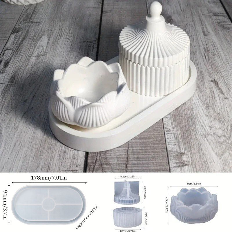 Portavelas de loto DIY, molde  - Resin Craft Ideas reseña y precio