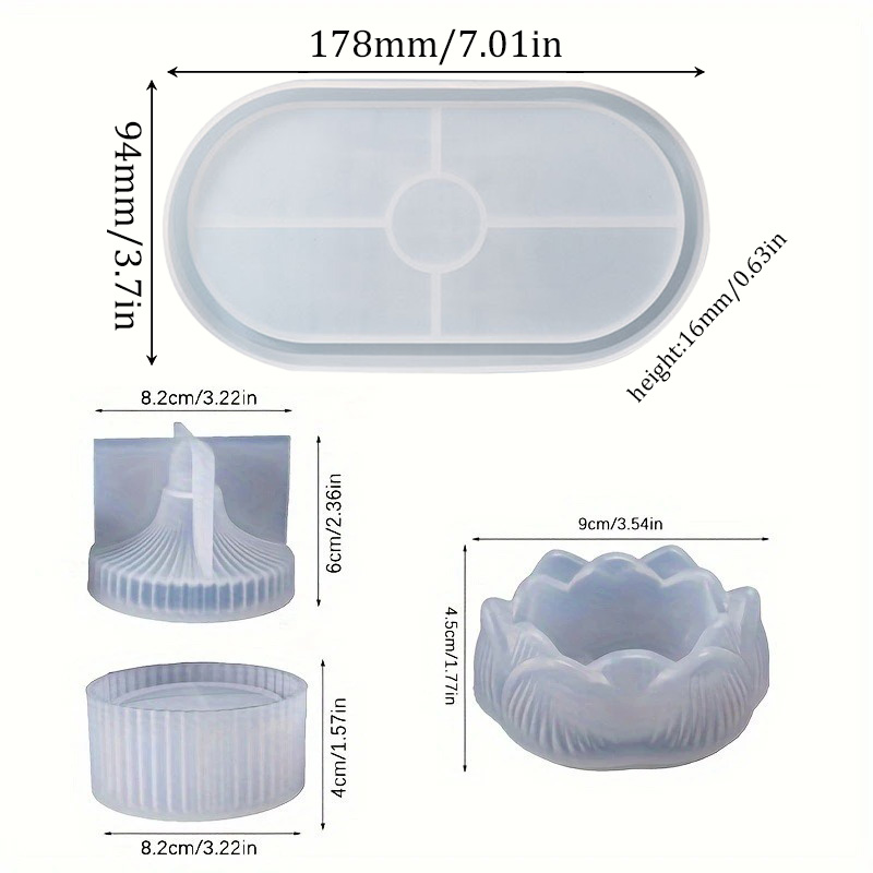 Portavelas de loto DIY, molde  - Resin Craft Ideas reseña y precio