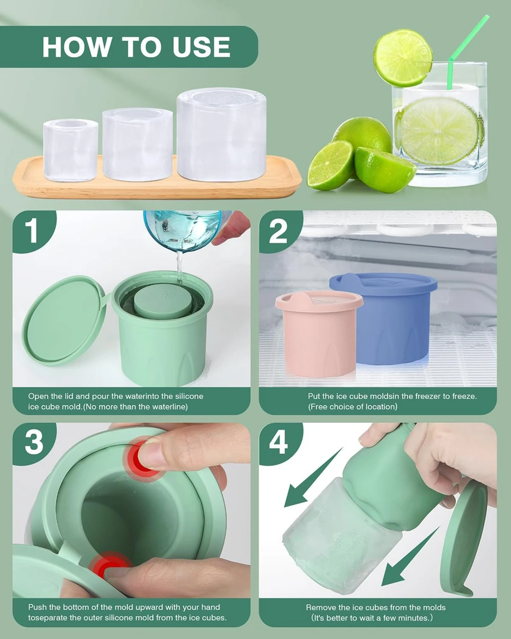 Bandeja grande de silicona par - Silicone Mold Tray reseña y precio