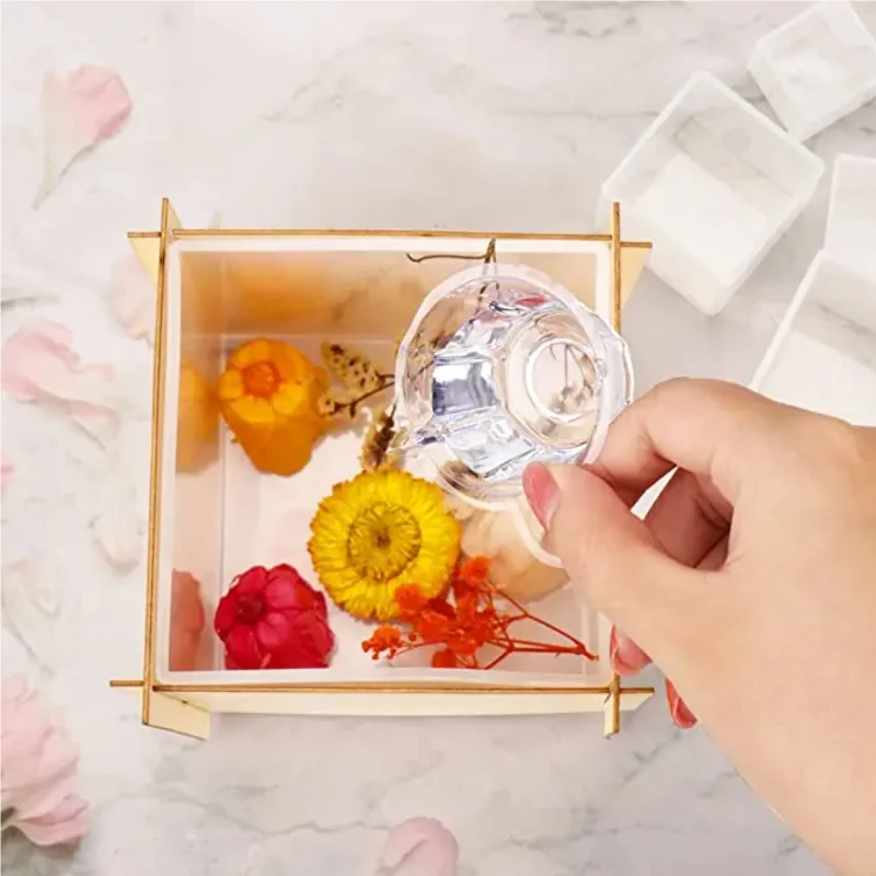Moldes Cuadrados Grandes de Re - Flower Preservation Resin reseña y precio