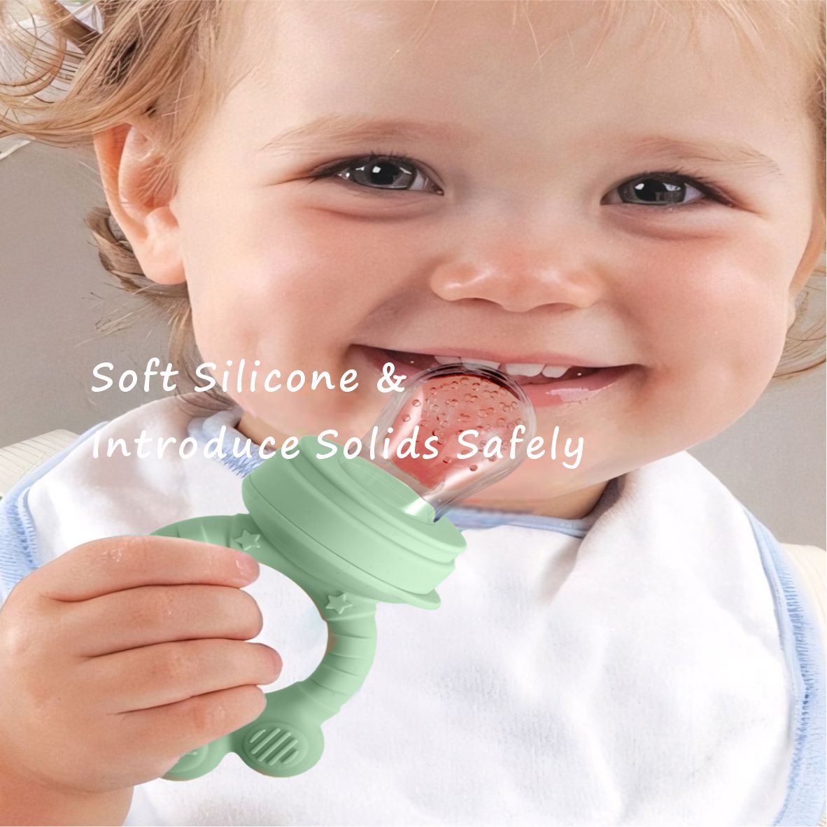 Alimentador de frutas para beb - Silicone Mold Tray reseña y precio
