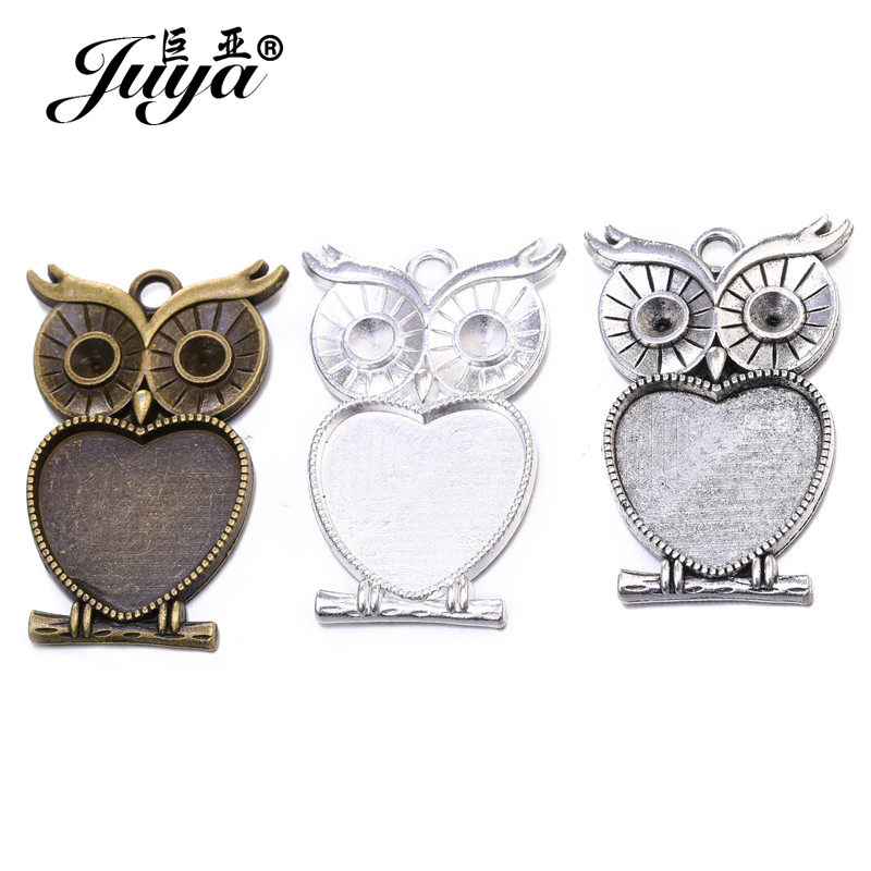5 unids/lote 25mm corazón form - Bezels Set Pendant reseña y precio