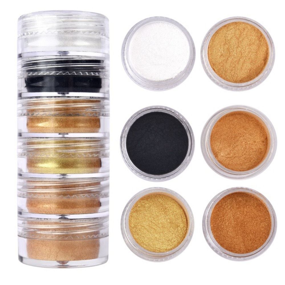 Juego de 6 Colores de Polvo de - Resin Pigment Set reseña y precio