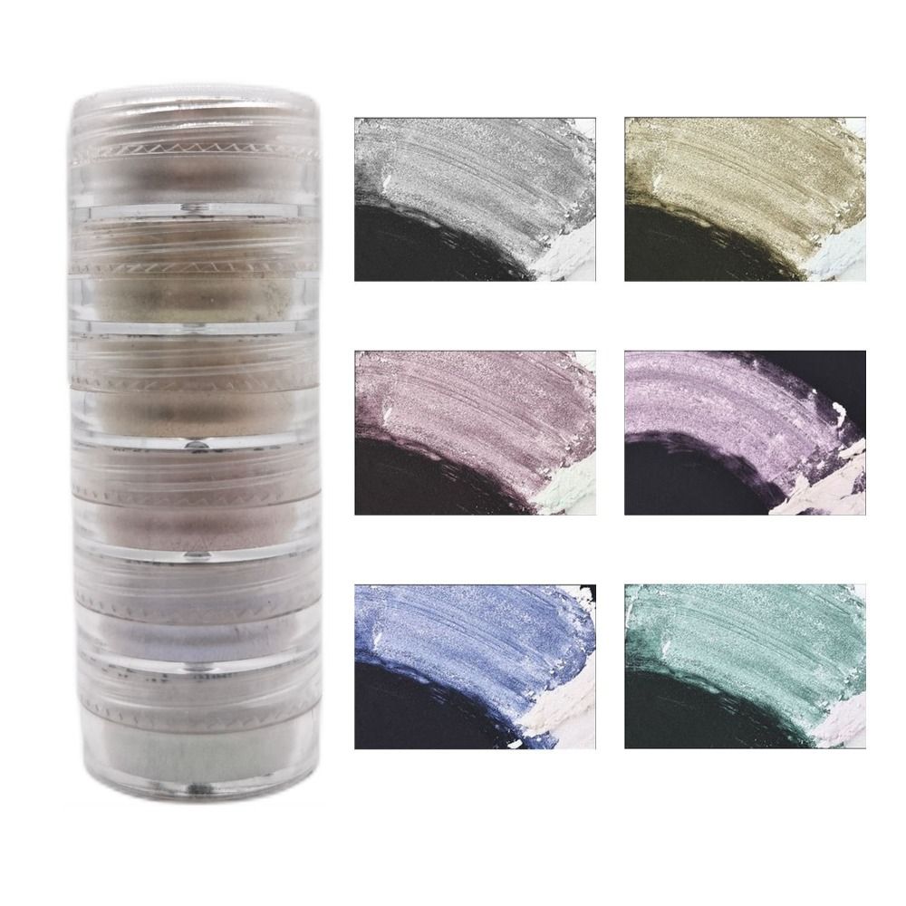 Juego de 6 Colores de Polvo de - Resin Pigment Set reseña y precio