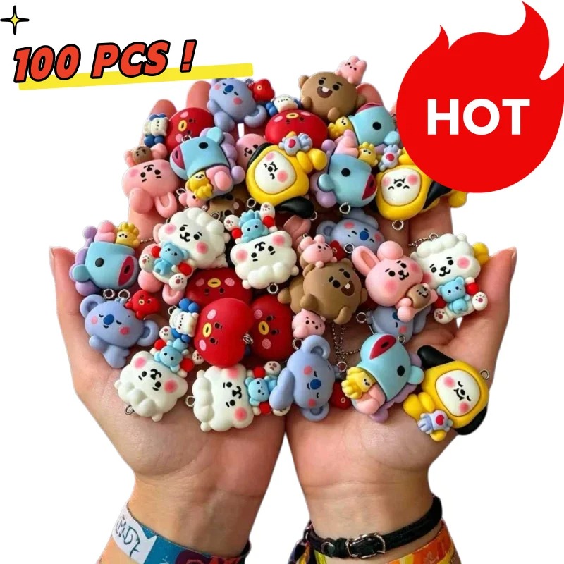 7 piezas de dijes de resina BT - Resin Craft Material reseña y precio