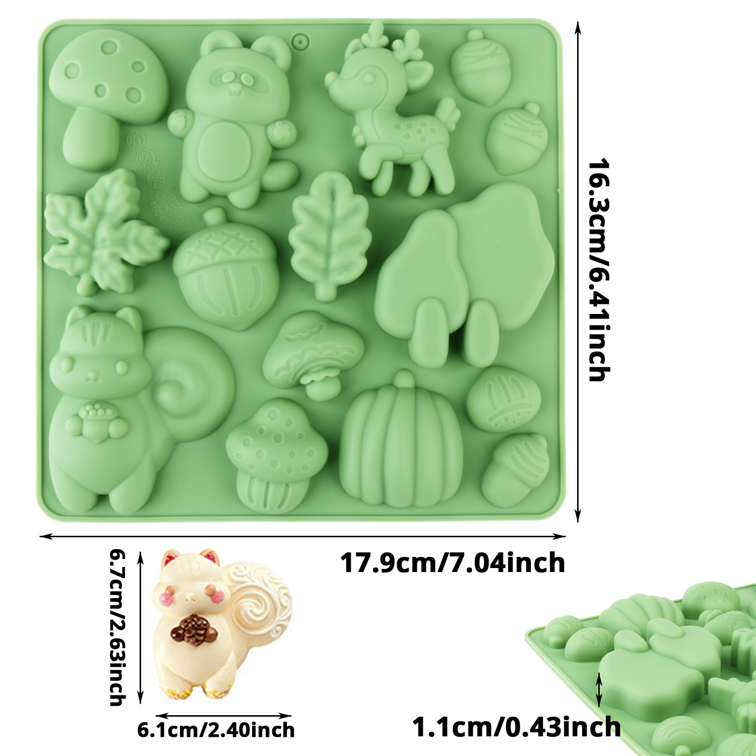 1 molde de silicona para paste - Resin Craft Material reseña y precio