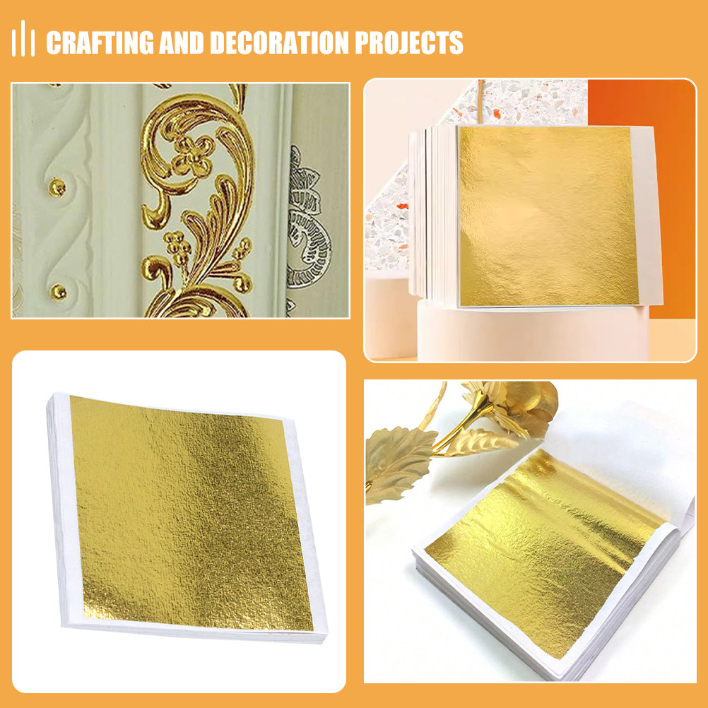 Láminas de Imitación de Oro Cu - Gold Foil Flakes reseña y precio