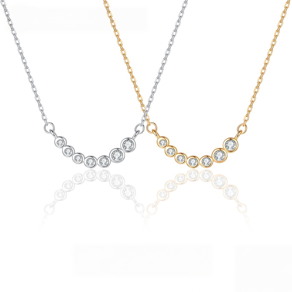 Collar con Colgante de Moissan - Bezels Set Pendant reseña y precio