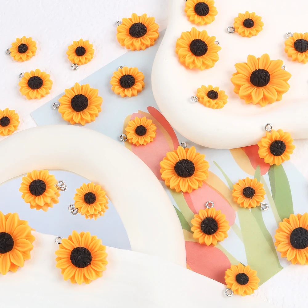 10 Uds. De dijes de girasol de - Flower Preservation Resin reseña y precio