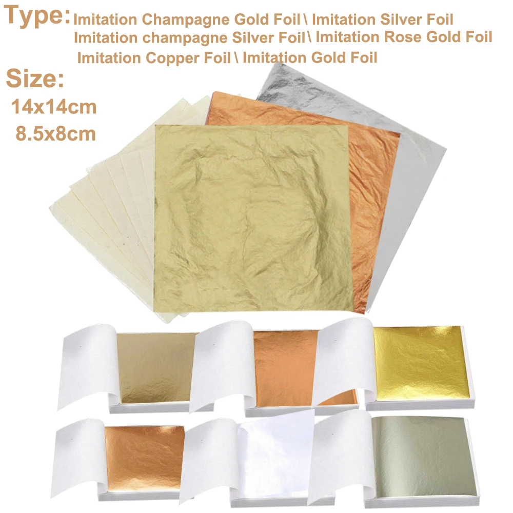 100 Uds. Hojas de aluminio de  - Gold Foil Flakes reseña y precio