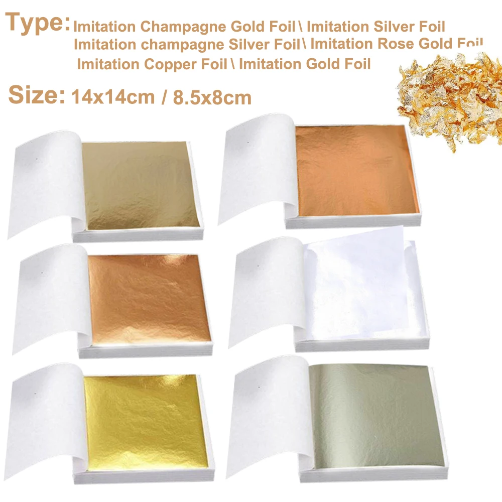 100 Uds. Hojas de aluminio de  - Gold Foil Flakes reseña y precio