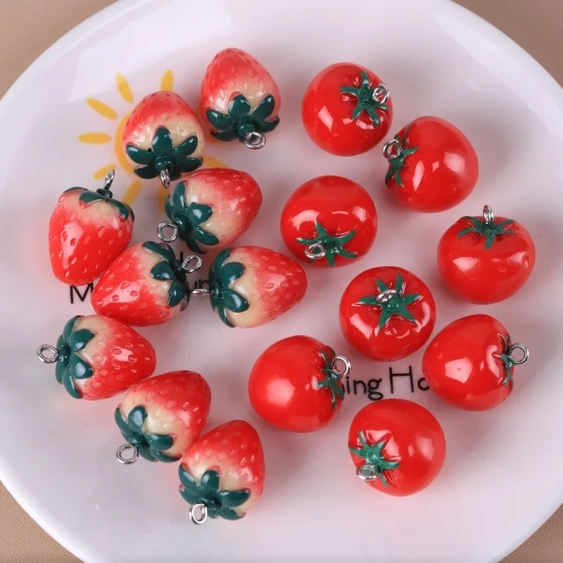 10 piezas de colgantes de frut - Resin Crafts Diy reseña y precio