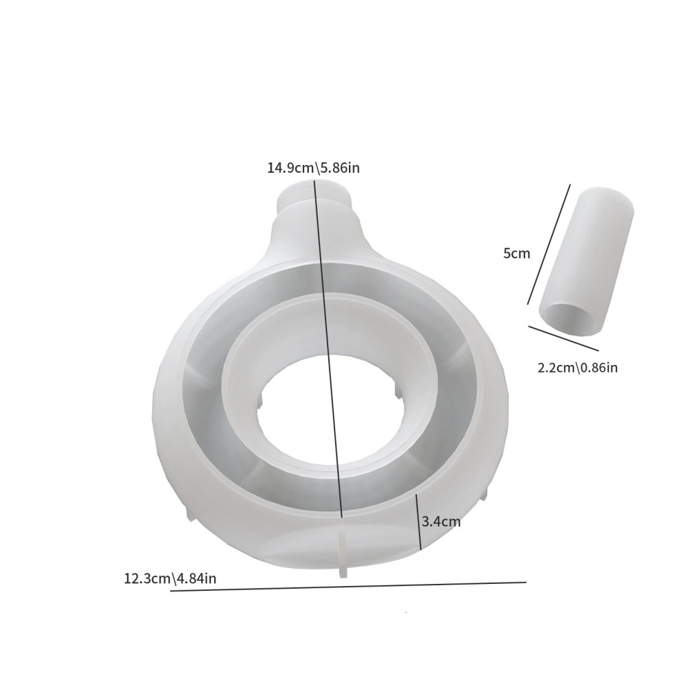 Molde con forma de donut, mold - Resin Craft Workshop reseña y precio
