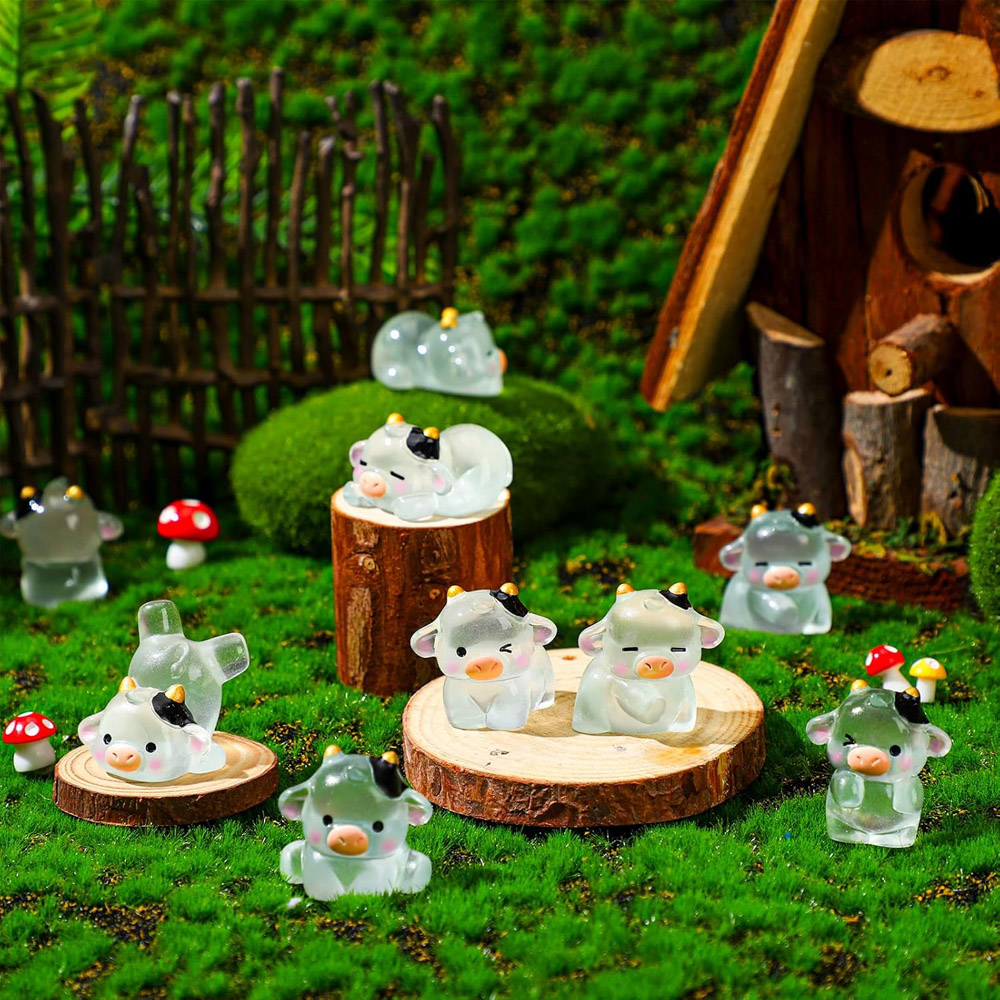 24 Uds Mini figuritas luminosa - Resin Craft Ideas reseña y precio