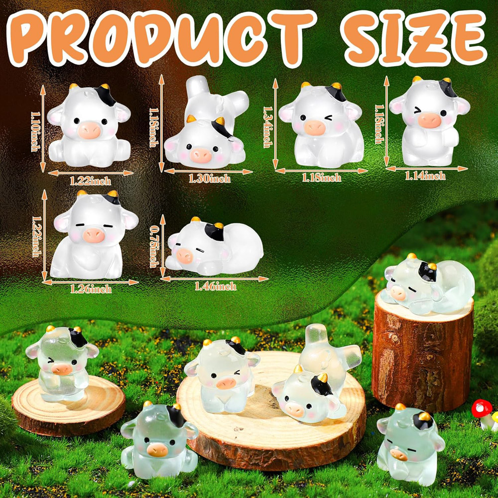 24 Uds Mini figuritas luminosa - Resin Craft Ideas reseña y precio