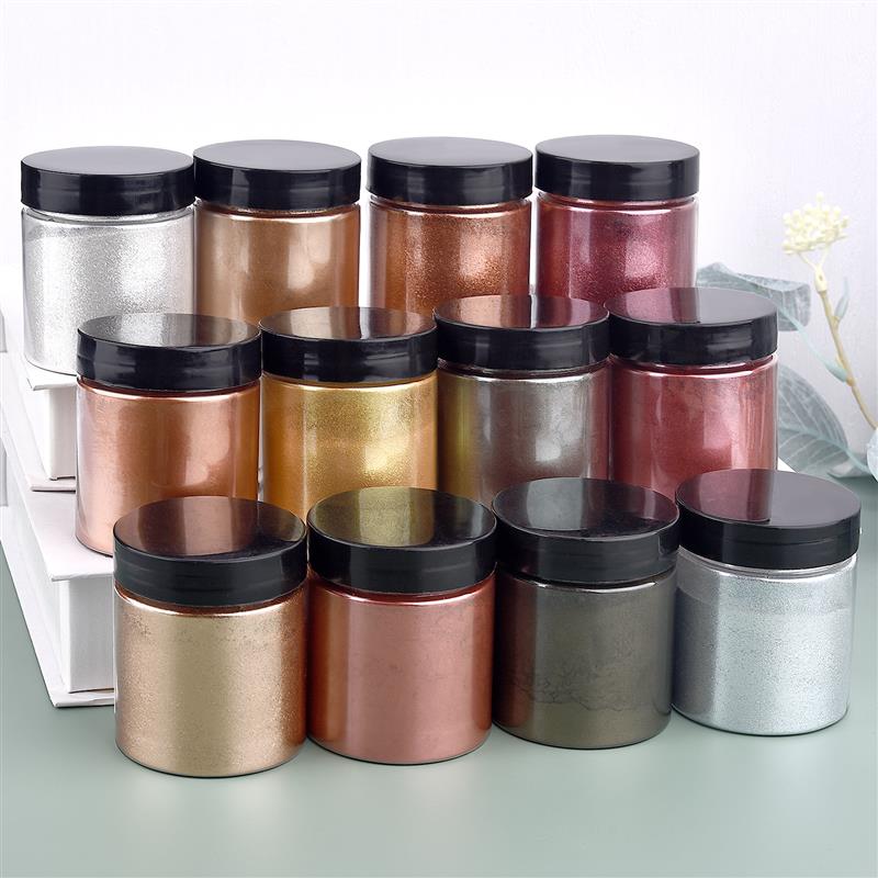50g brillo metálico oro plata  - Resin Craft Material reseña y precio