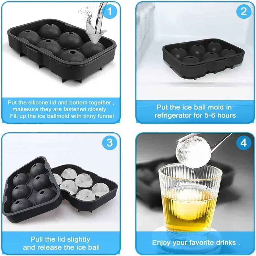 Molde para Hielo de 6 Cavidade - Silicone Mold Tray reseña y precio