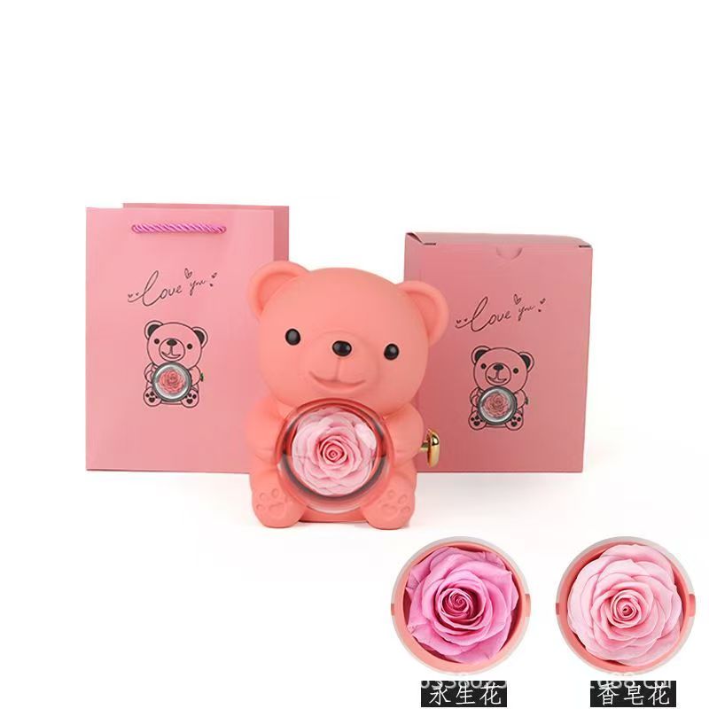 Oso de Rosas Preservadas con A - Flower Preservation Resin reseña y precio