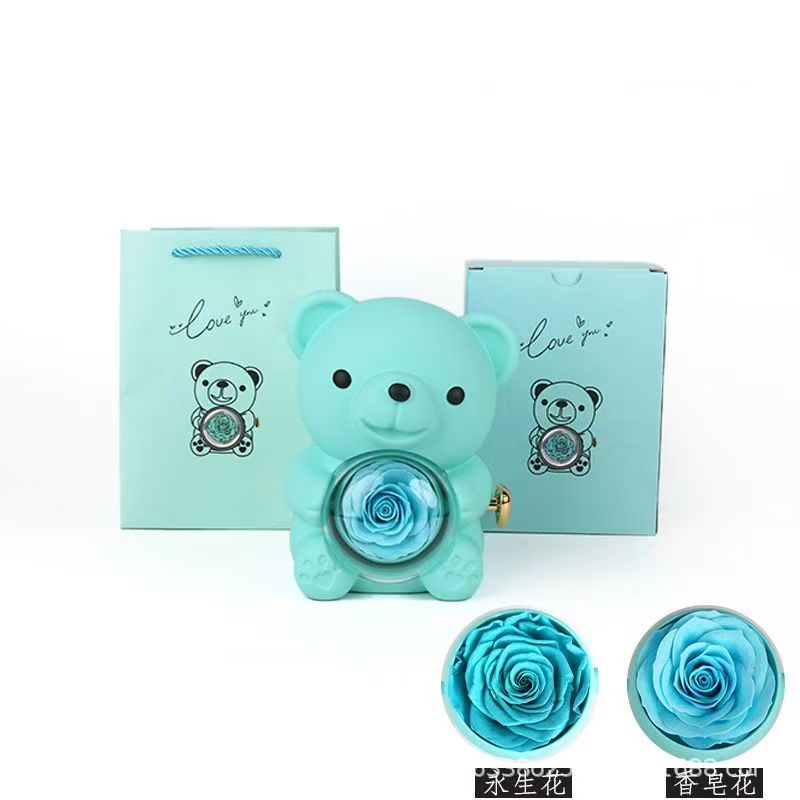 Oso de Rosas Preservadas con A - Flower Preservation Resin reseña y precio