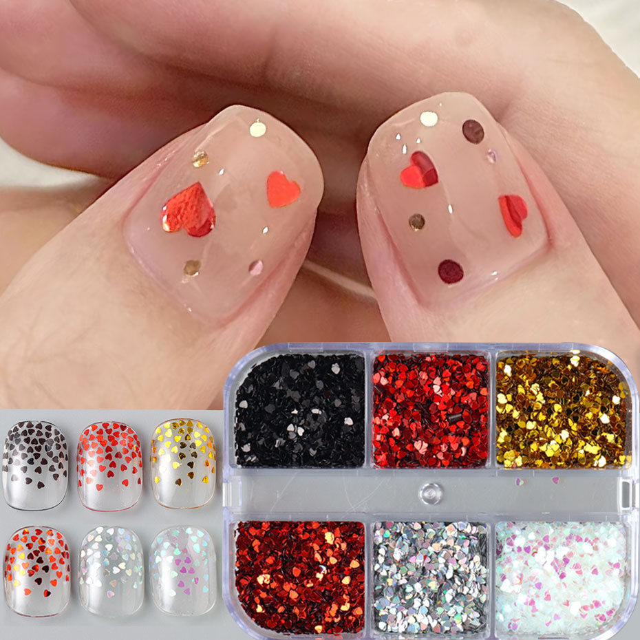 Lentejuelas de Uñas con Forma  - Gold Foil Flakes reseña y precio